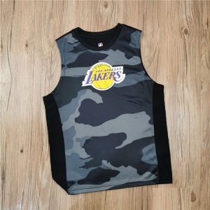 Maillot de basket-ball 2020 Los Angeles Lakers maillot pour enfants camouflage camouflage 99220