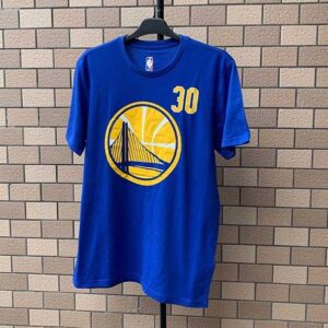 2020 NBA Golden State Warriors Curry 30 T-shirt bleu blanc 99082