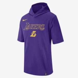 2020 Nike Homme NBA LA Lakers T-shirt à capuche Crème 97268