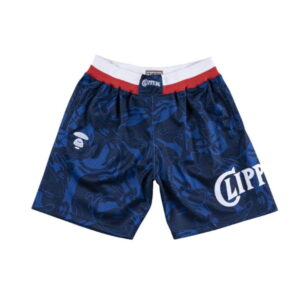Short Aape x Mitchell & Ness San Diego Clippers Marine Gris AAPSPM9376XXE
