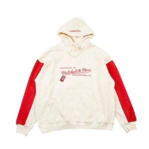 GRAF&WU x Mitchell & Ness Sweat à capuche rouge crème 98301