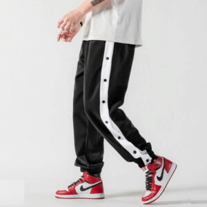 Pantalon de basket-ball 2020 William Marchi Pantalon de basket-ball boutonné noir noir-blanc 103952