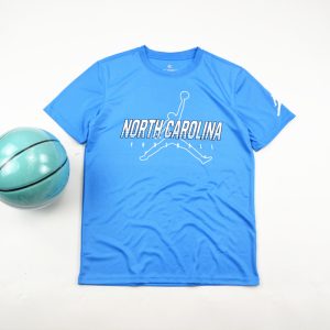 Air Jordan T-shirt d'entraînement bleu de Caroline du Nord 104004