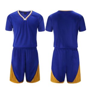 Uniforme de basket-ball 2020 Warriors bleu, uniforme personnalisé noir 112424