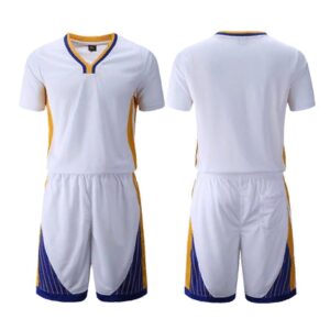 Uniforme de basket-ball 2020 Warriors blanc, uniforme personnalisé noir 112400
