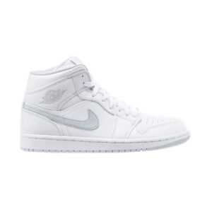 Air Jordan 1 Mid BG Blanc Platine 554725 108