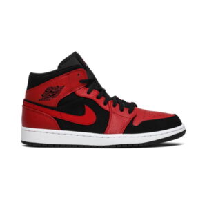Air Jordan 1 Mid Bred Reverse Baskets Rouge 554724 054