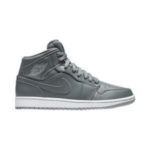 Air Jordan 1 Mid Cool Gris 2015 Crème 554724 031