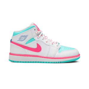 Air Jordan 1 Mid GS Numérique Rose Orange 555112 102
