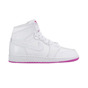 Air Jordan 1 Mid GS Baskets Fuchsia 555112 100