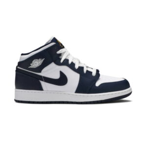 Air Jordan 1 Mid GS Obsidienne Baskets 554725 174