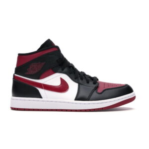Air Jordan 1 Mid Noble Rouge Blanc 554724 066