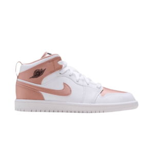 Air Jordan 1 Mid PS Blanc Rose Or 640737 190