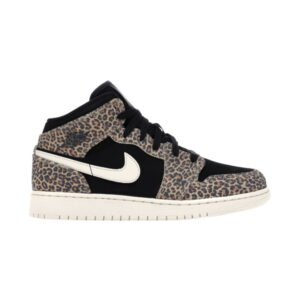Air Jordan 1 Mid SE GS Léopard BQ6931 021