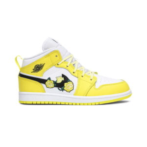 Air Jordan 1 Mid SE PS Rose Patch – Jaune dynamique AV5173 700