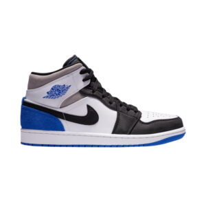 Air Jordan 1 Mid SE Royal Noir Toe Baskets 852542 102