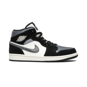 Air Jordan 1 Mid SE Satin Smoke Gris Gris 852542 011