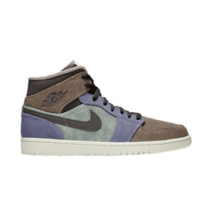 Air Jordan 1 Mid Suede Patch Baskets 852542 203