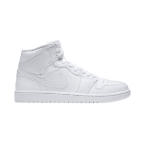 Air Jordan 1 Mid Triple Blanc 2.0 (2020) 554724 130