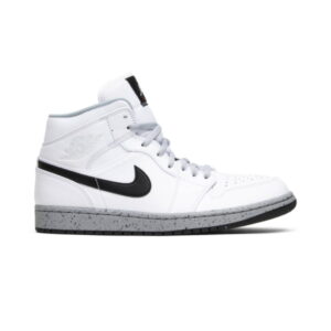 Air Jordan 1 Mid Blanc Ciment Baskets 554724 115