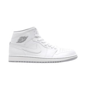 Air Jordan 1 Mid Blanc Loup Gris 2016 554724 112