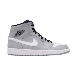 Air Jordan 1 Mid Wolf Gris 2018 Vert 554724 046