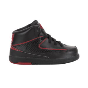 Air Jordan 2 Retro BT Noir Varsity Rouge Noir 395720 002