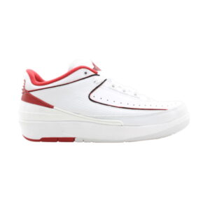 Air Jordan 2 Retro Low GS Blanc Noir Varsity Rouge Marron 309838 101