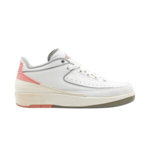 Air Jordan 2 Retro Low GS Blanc Light Steel Gris Noir 309838 103