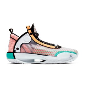 Air Jordan 34 Low Guo Ailun Pop Art GS Baskets CZ7743 100