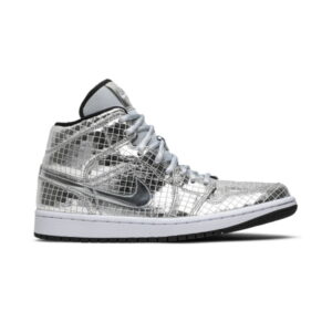 Wmns Air Jordan 1 Mid Disco Ball Baskets CU9304 001