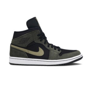 Femme Air Jordan 1 Mid Olive Baskets BQ6472 030