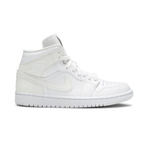 Wmns Air Jordan 1 Mid Blanc Ivoire Baskets BQ6472 112