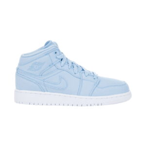Air Jordan 1 Mid BG Easter Bleu GS Rose 554725 425