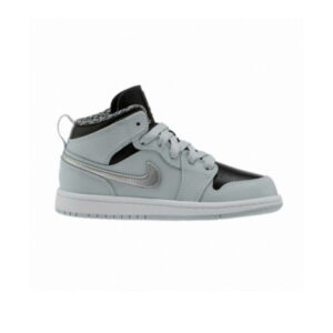 Air Jordan 1 Mid BP Pure Platine Noir 640734 032