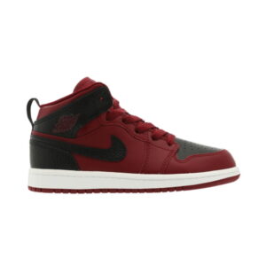 Air Jordan 1 Mid BP Team Rouge Noir Crème 640734 601