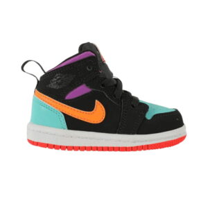 Air Jordan 1 Mid Noir Multi Bleu 640735 083