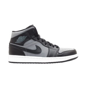 Air Jordan 1 Mid Cool Gris Noir Blanc Rouge 554724 023