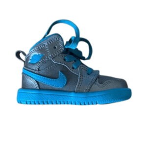 Air Jordan 1 Mid Flex TD Métallique Gris Foncé Tropical Teal Blanc 554727 027