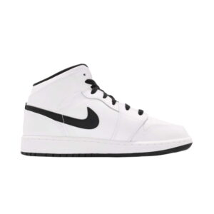 Air Jordan 1 Mid GG Noir Fuchsia Blast GS Baskets 555112 138