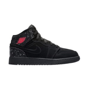 Air Jordan 1 Mid GS Noir Rush Rose 555112 001