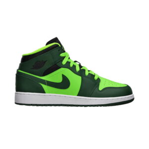 Air Jordan 1 Mid GS Gorge Vert Gris 554725 330