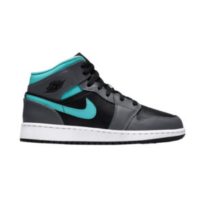 Air Jordan 1 Mid GS Gris Aqua 554725 063