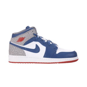 Air Jordan 1 Mid GS True Bleu 554725 107