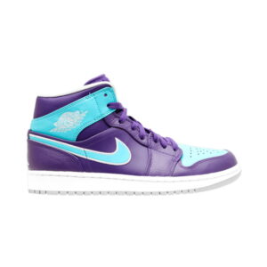 Air Jordan 1 Mid Hornets 2014 Crème 554724 507