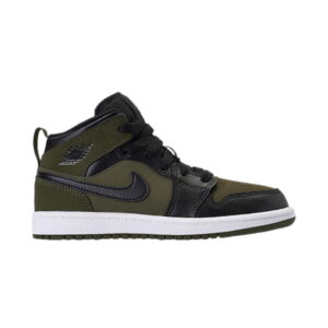 Air Jordan 1 Mid PS Olive Toile 640734 301