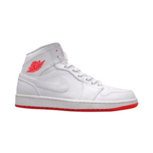 Air Jordan 1 Mid Prem Blanc Infrarouge Bleu 667399 123