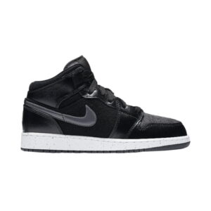 Air Jordan 1 Mid Premium GS Noir Gris Foncé 852548 002