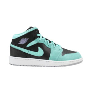 Air Jordan 1 Mid Retro GG Noir Violet Turquoise 555112 045