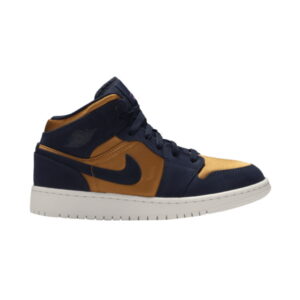 Air Jordan 1 Mid SE GS Obsidian Desert Ochre BQ6931 401